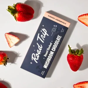 Desert Stardust Mushroom Chocolate Bar – Strawberry Crunch