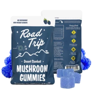 Desert Stardust Mushroom Gummies – Blue Raspberry