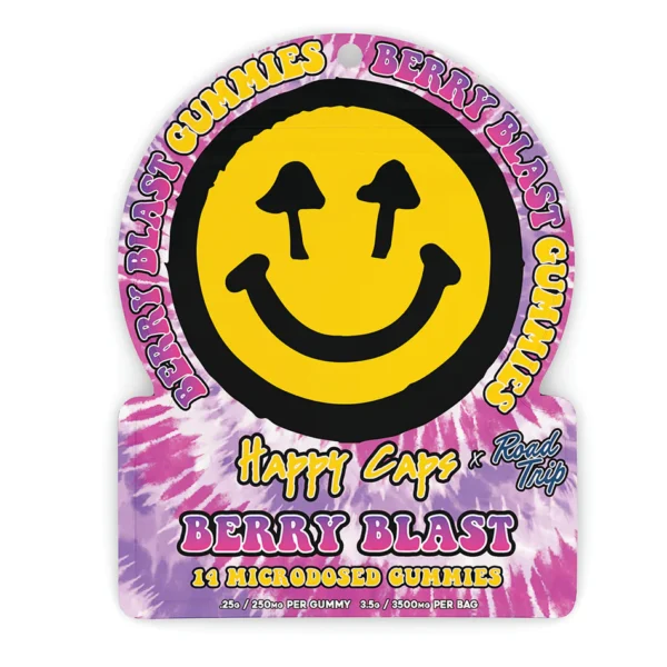 Microdosed mushroom gummies Berry Blast