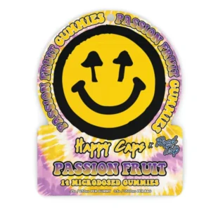 Happy Caps® x Road Trip – MICRODOSED Gummies + Functional Mushrooms – Passion Fruit