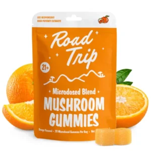 Road Trip – MICRODOSED Gummies + Functional Mushrooms – Orange